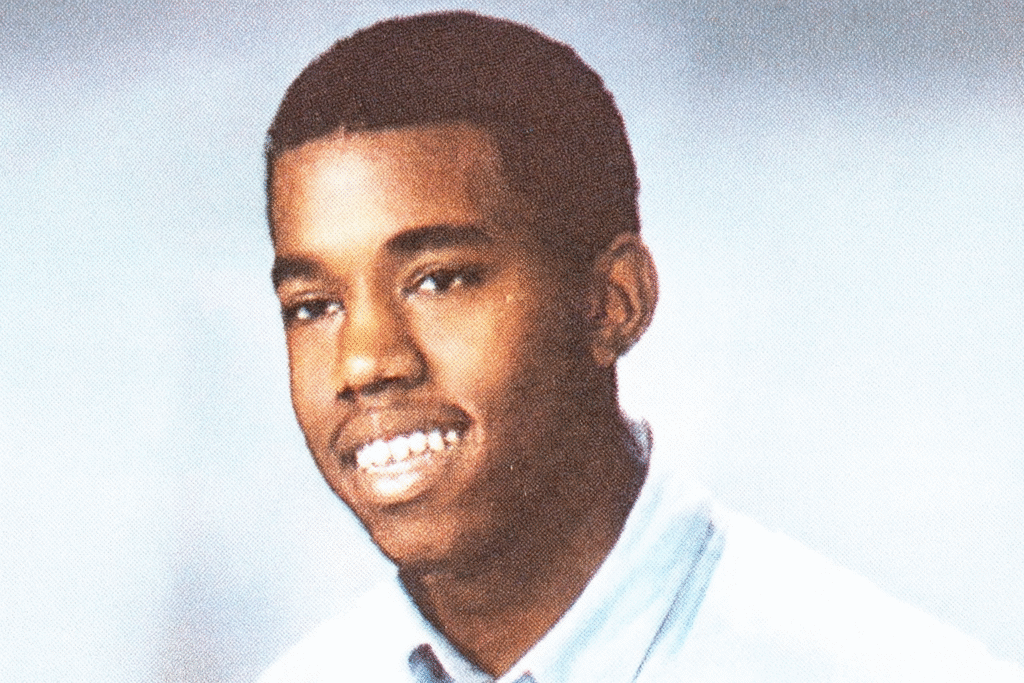 年輕時期的 Kanye West 照片，嘻哈巨星的早期形象