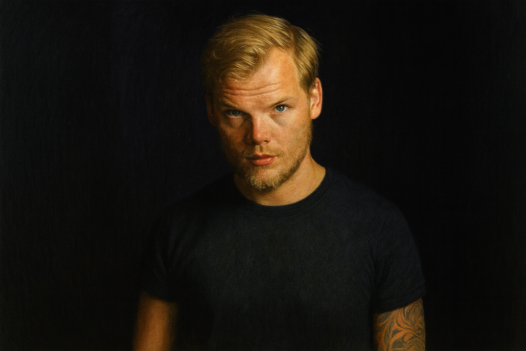 Avicii 瑞典電音製作人與DJ肖像照